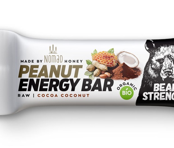 Organic PEANUT Energy BAR - COCOA COCONUT 